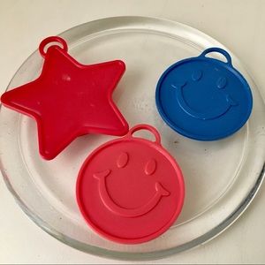 LP Bundle of 3 Balloon Weights Smiley Face Star